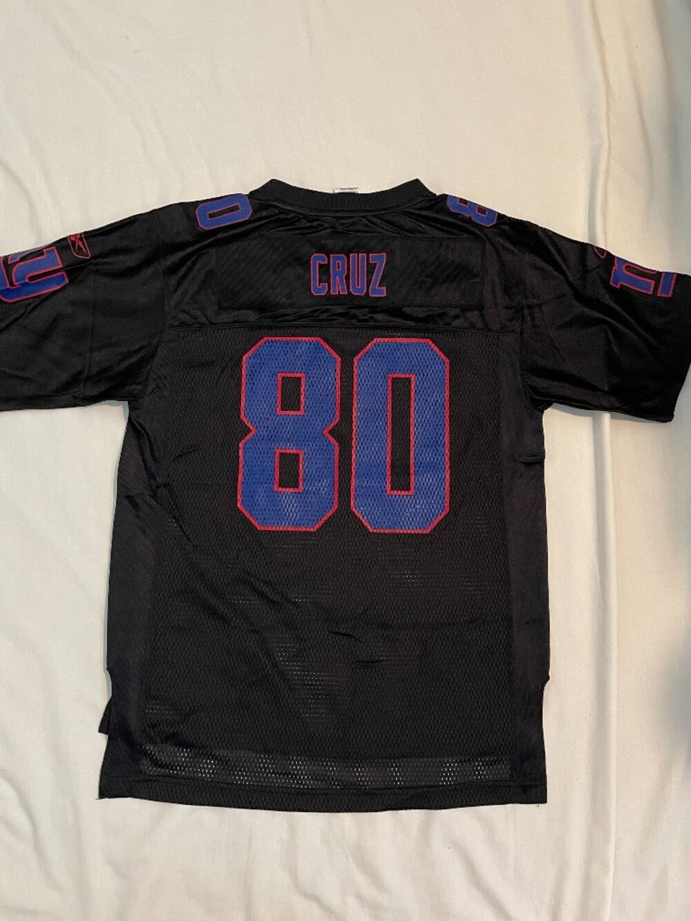 New York Giants Jersey Victor Cruz #80 Black Youth Size Large Preowned